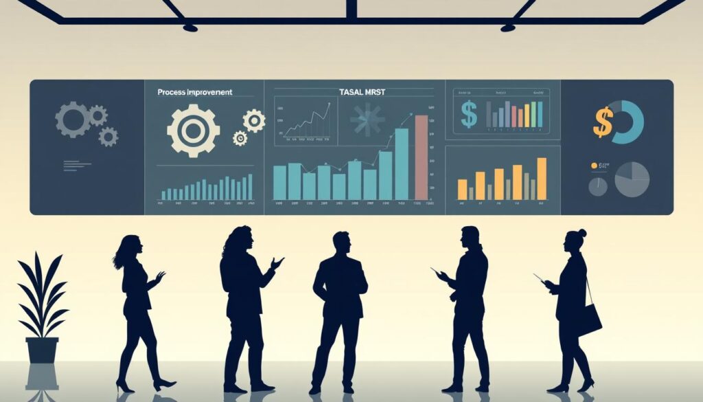 How do you calculate ROI for process improvement