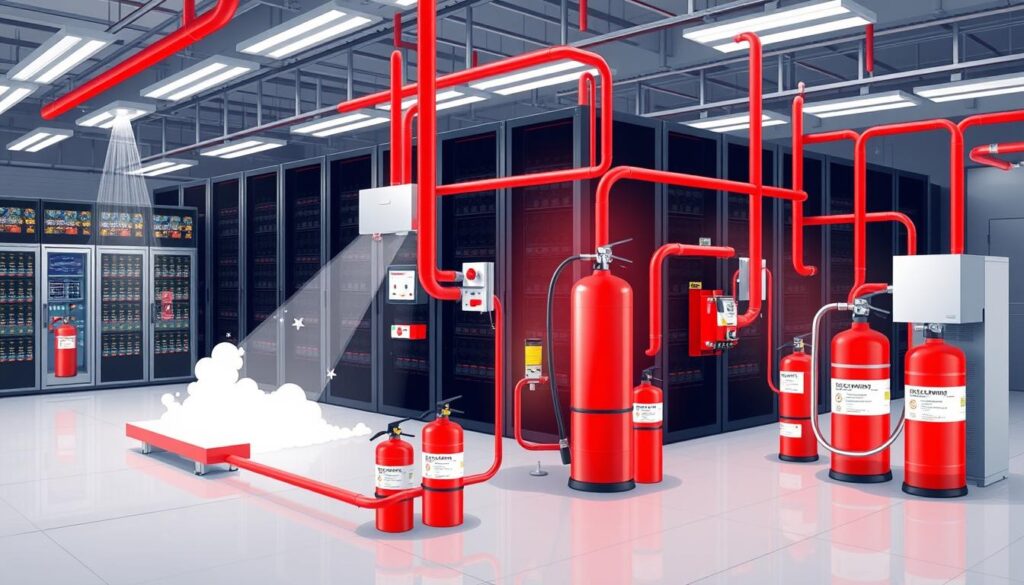 IDCW guidelines for data center fire safety systems